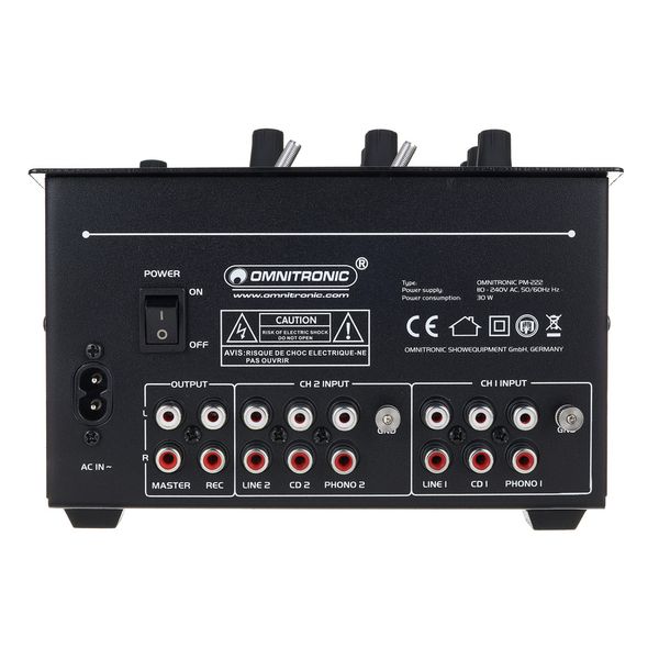 Détail vue 6 — Omnitronic PM-222
