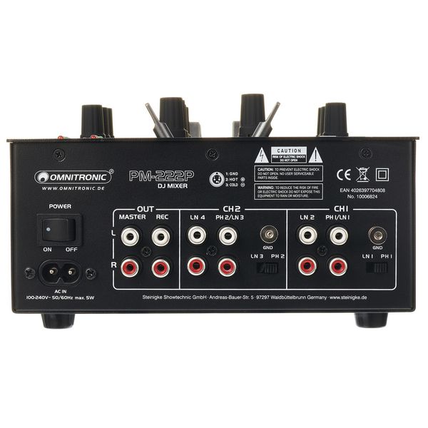 Détail vue 6 — Omnitronic PM-222P