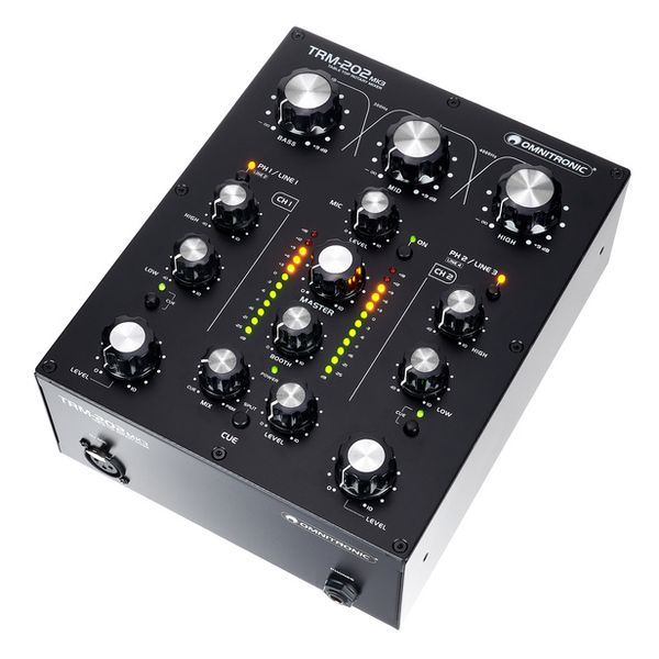 Détail vue 1 — Omnitronic TRM-202 MK3 HP Bundle