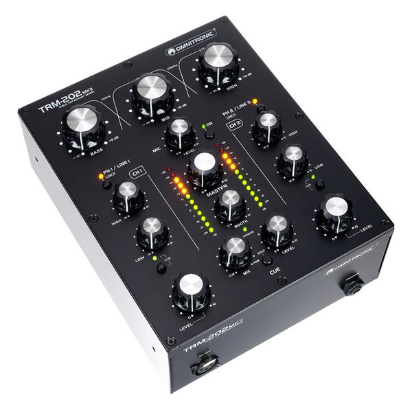 Détail vue 3 — Omnitronic TRM-202 MK3 HP Bundle