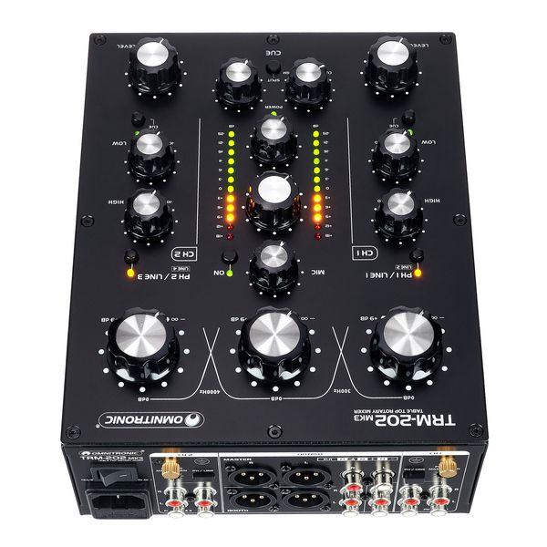 Détail vue 5 — Omnitronic TRM-202 MK3 HP Bundle