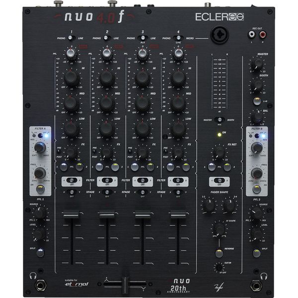 Détail vue 2 — Ecler NUO 4.0 F Black