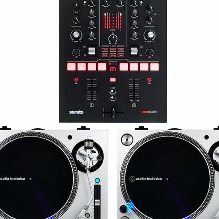 Numark Scratch Lp140 Silver Bundle