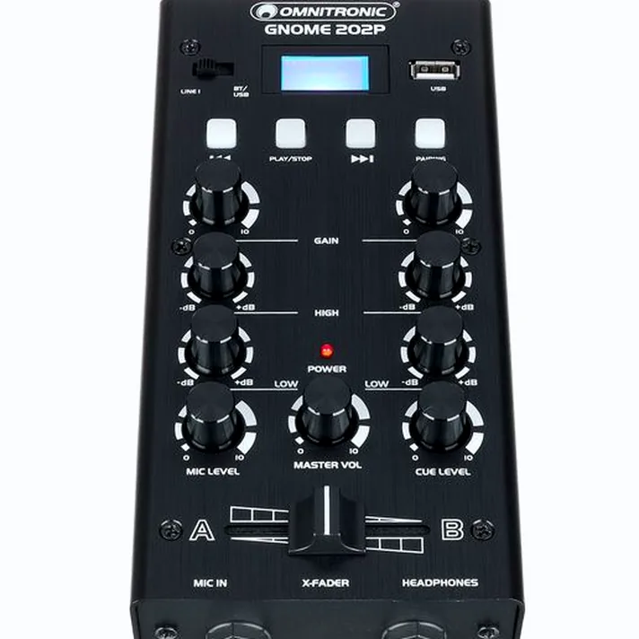 Détail vue 2 — Omnitronic GNOME 202P Black