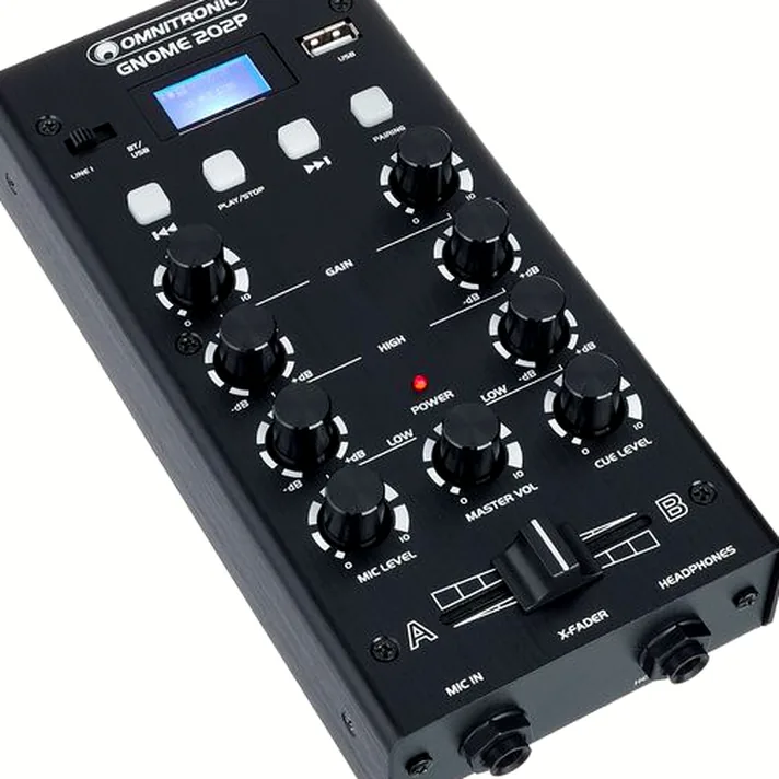 Détail vue 3 — Omnitronic GNOME 202P Black