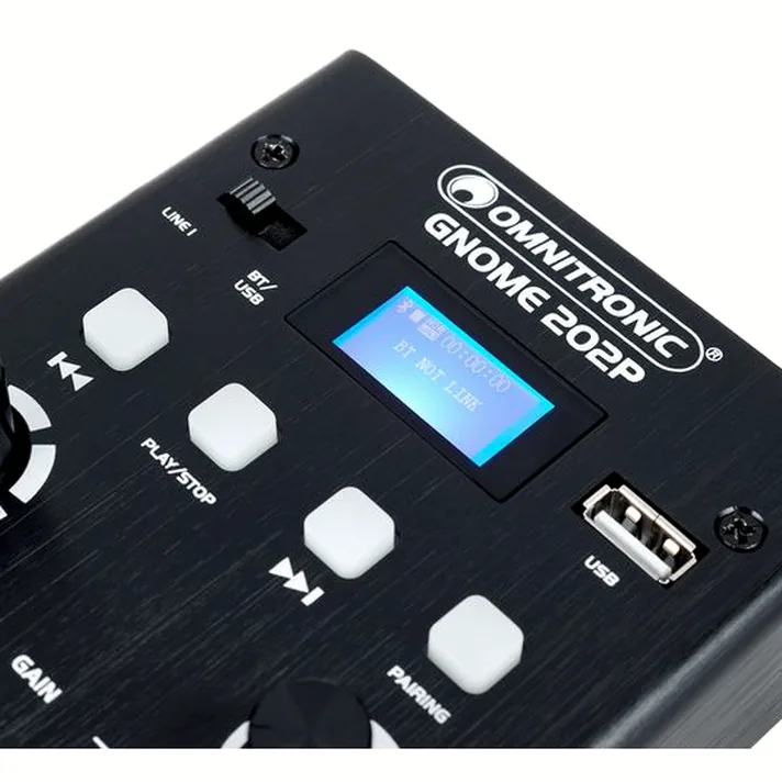 Détail vue 8 — Omnitronic GNOME 202P Black