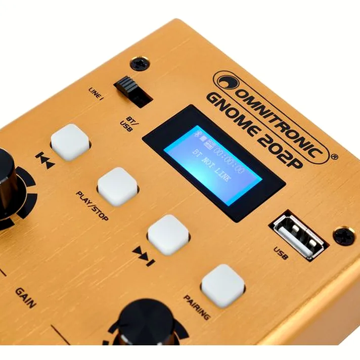Détail vue 8 — Omnitronic GNOME 202P Gold