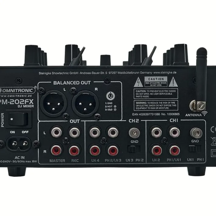 Détail vue 6 — Omnitronic PM-202FX
