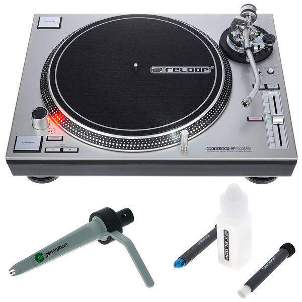 Test complet du Reloop RP 7000 T70 silver Bundle: platine complète